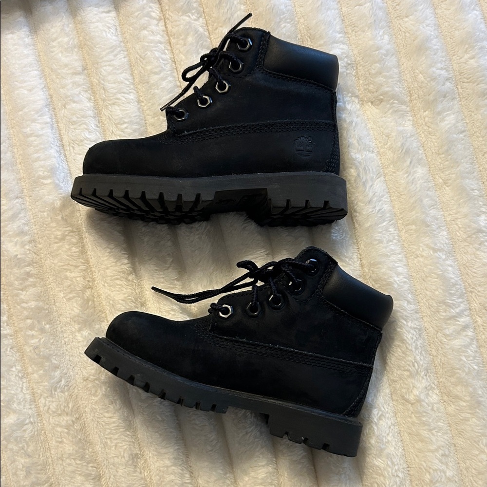 Timberland Black Kids Boots - Picture 3 of 14